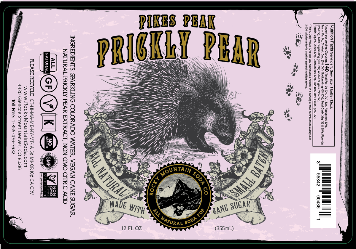 Pikes Peak Prickly Pear Rocky Mountain Soda Co.