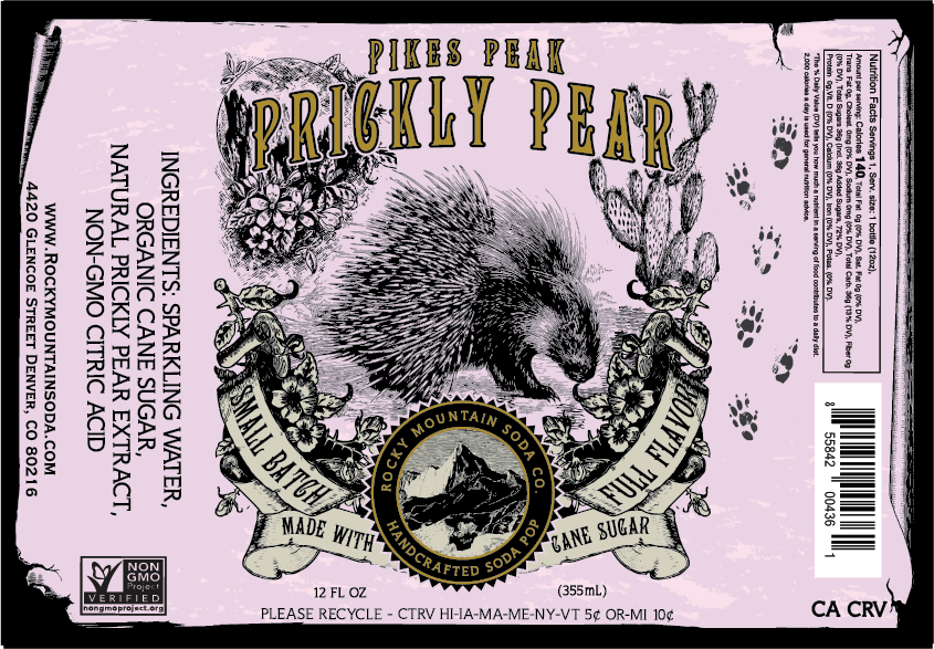 prickly pear cactus soda Pikes Peak, Prickly Pear
