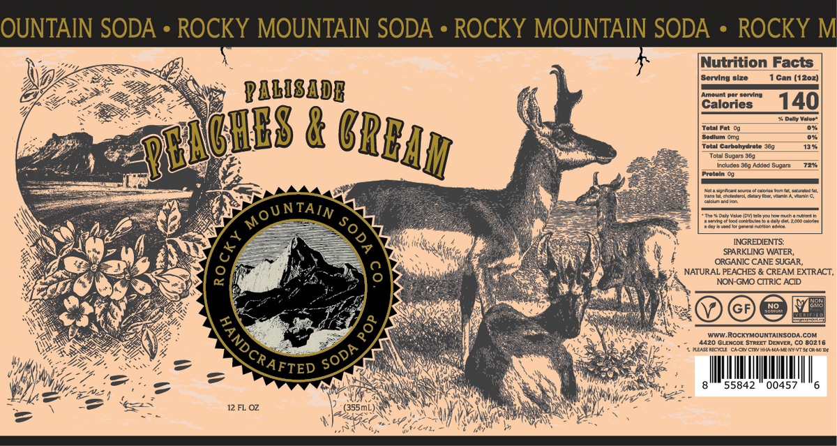 Palisade Peaches & Cream | Rocky Mountain Soda Co.