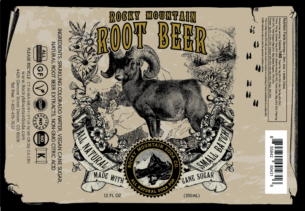 Root Beer-Rocky Mountain Soda Pop