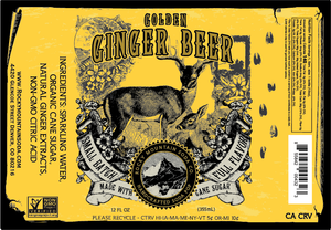 Golden Ginger Beer Soda Pop