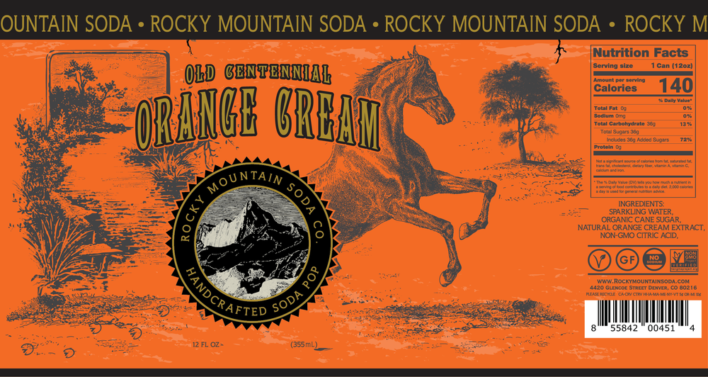 Old Centennial Orange Cream | Rocky Mountain Soda Co.
