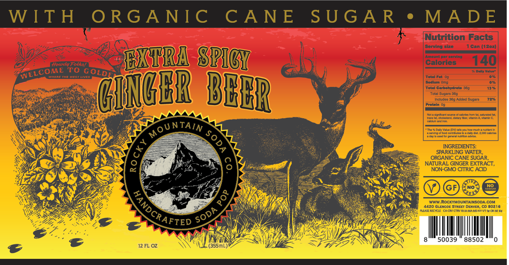 Extra Spicy Ginger Beer Soda Pop