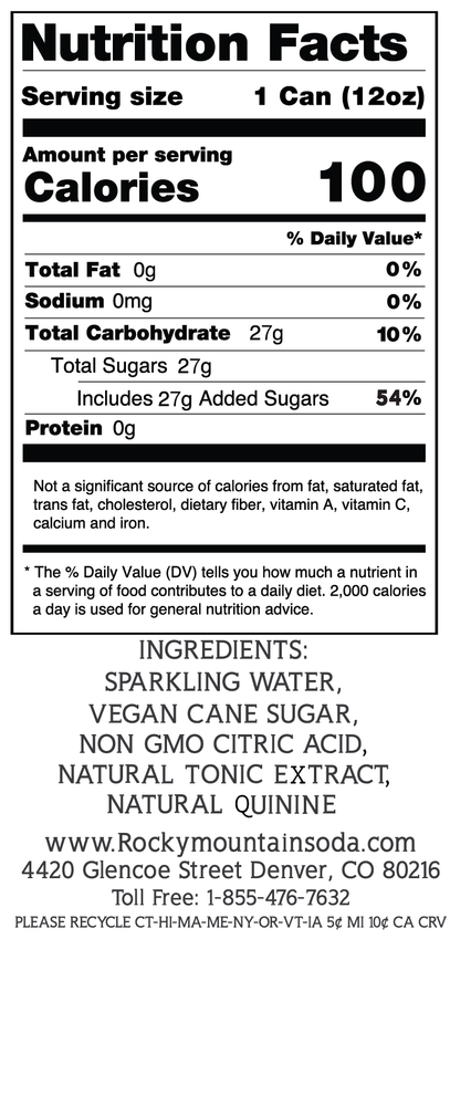Telluride Tonic Water